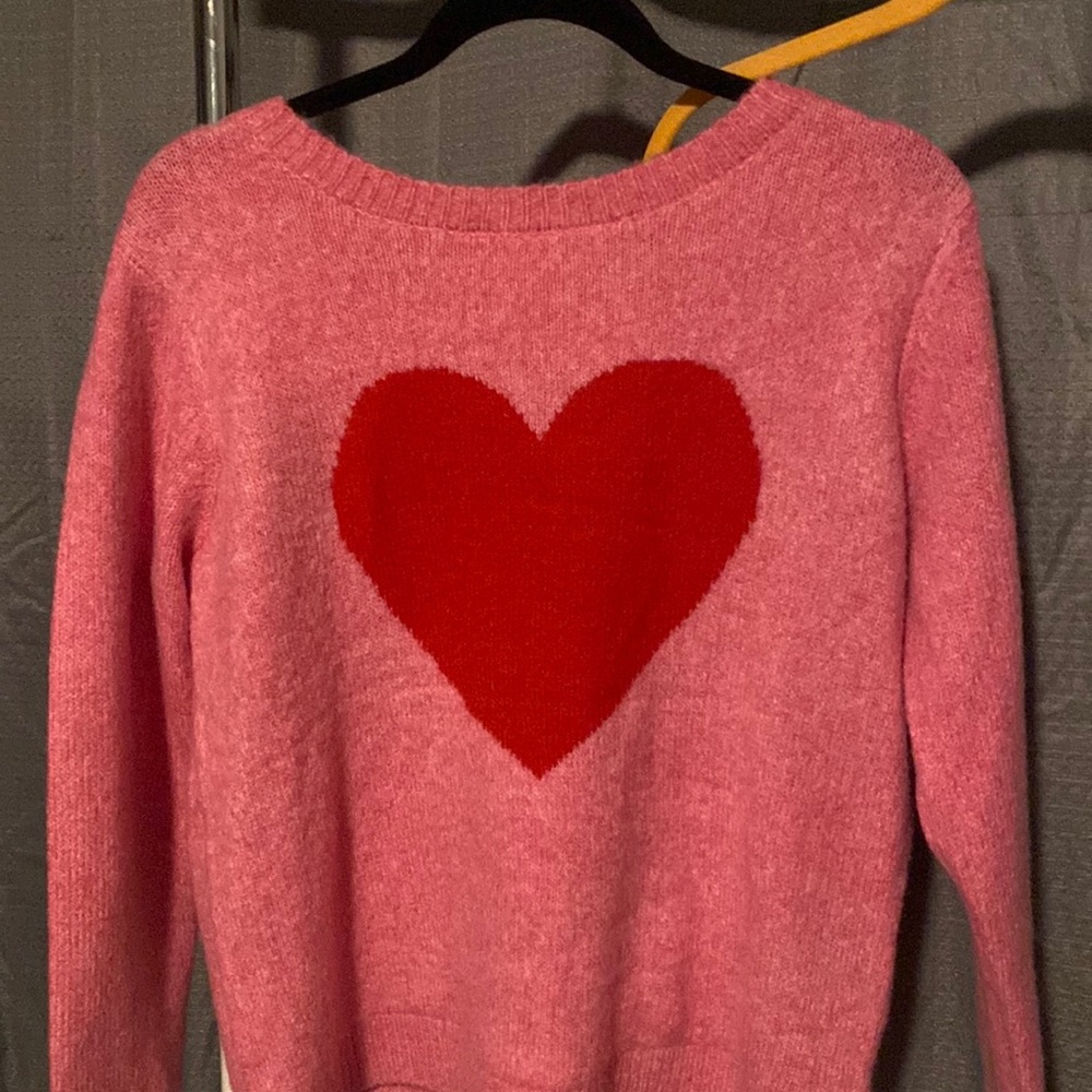 Size Medium Cupcakes and Cashmere Heart Sweater